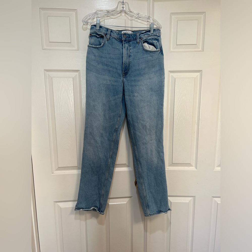 Abercrombie Fitch Jeans Womens 30 The 90s Straight Ultra High Rise Curve Love
